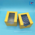 Sencai Custom Clear PVC fenêtre cravate cadeau emballage boîte usine prix
